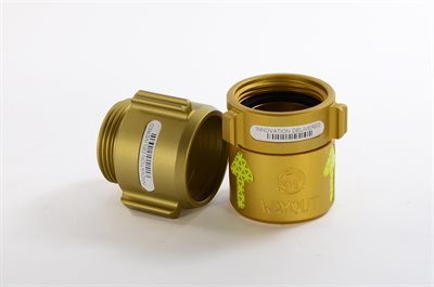 Wayout (Arrow) Gold Anodized Alum. Coupling 1 1/2 x 1 15/16 NH R/L (Set)