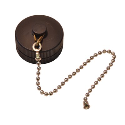 Cap, gasket and chain for fuel tank